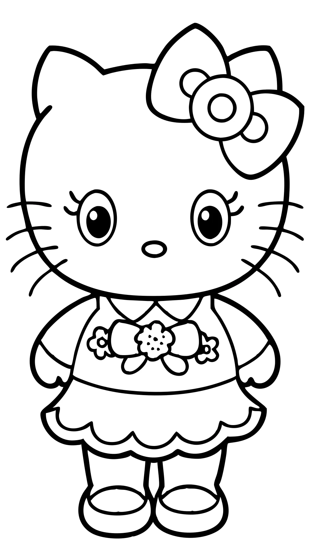 free printable coloring pages hello kitty